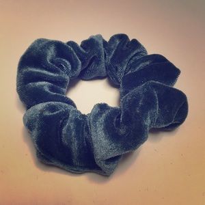 ✅ Velour Hair Tie Women's Accessory Scrunchie Blue